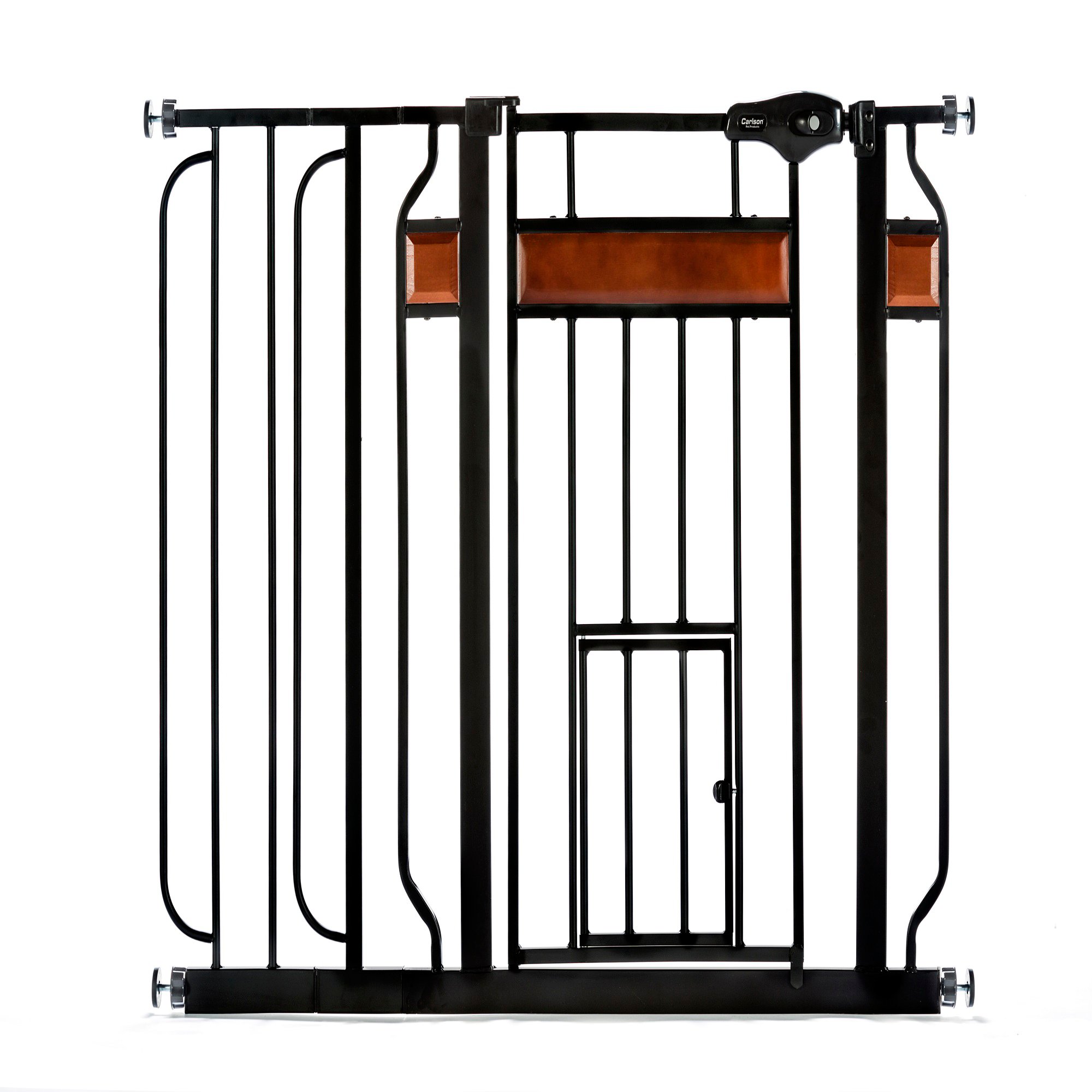 Carlson Pet Products Design Paw Extra Wide Pet Gate 44 L X 2 W X 30 H