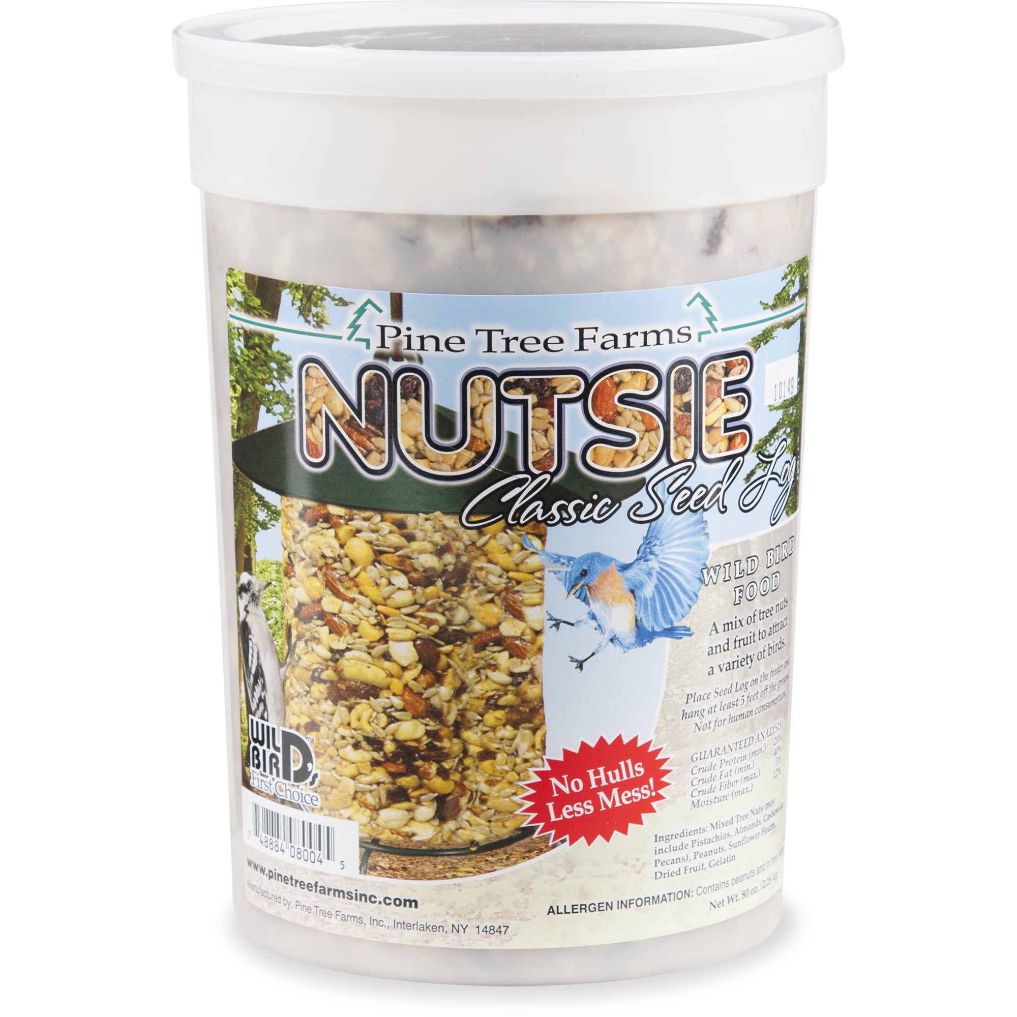 Pine Tree Farms Nutsie Classic Seed Log for Wild Birds, 5 lbs. Shop
