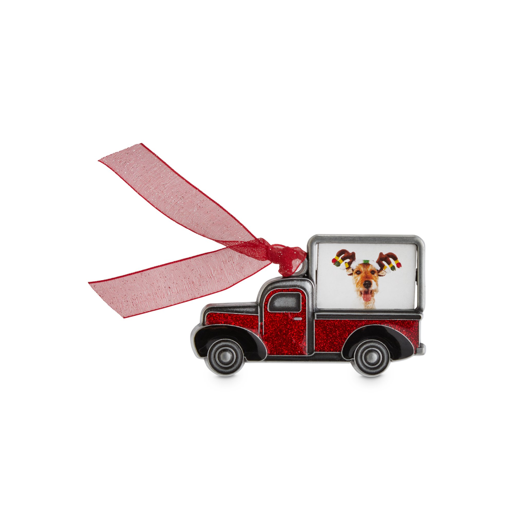 Holiday Tails Yuletide Ride Vintage Truck Dog Ornament