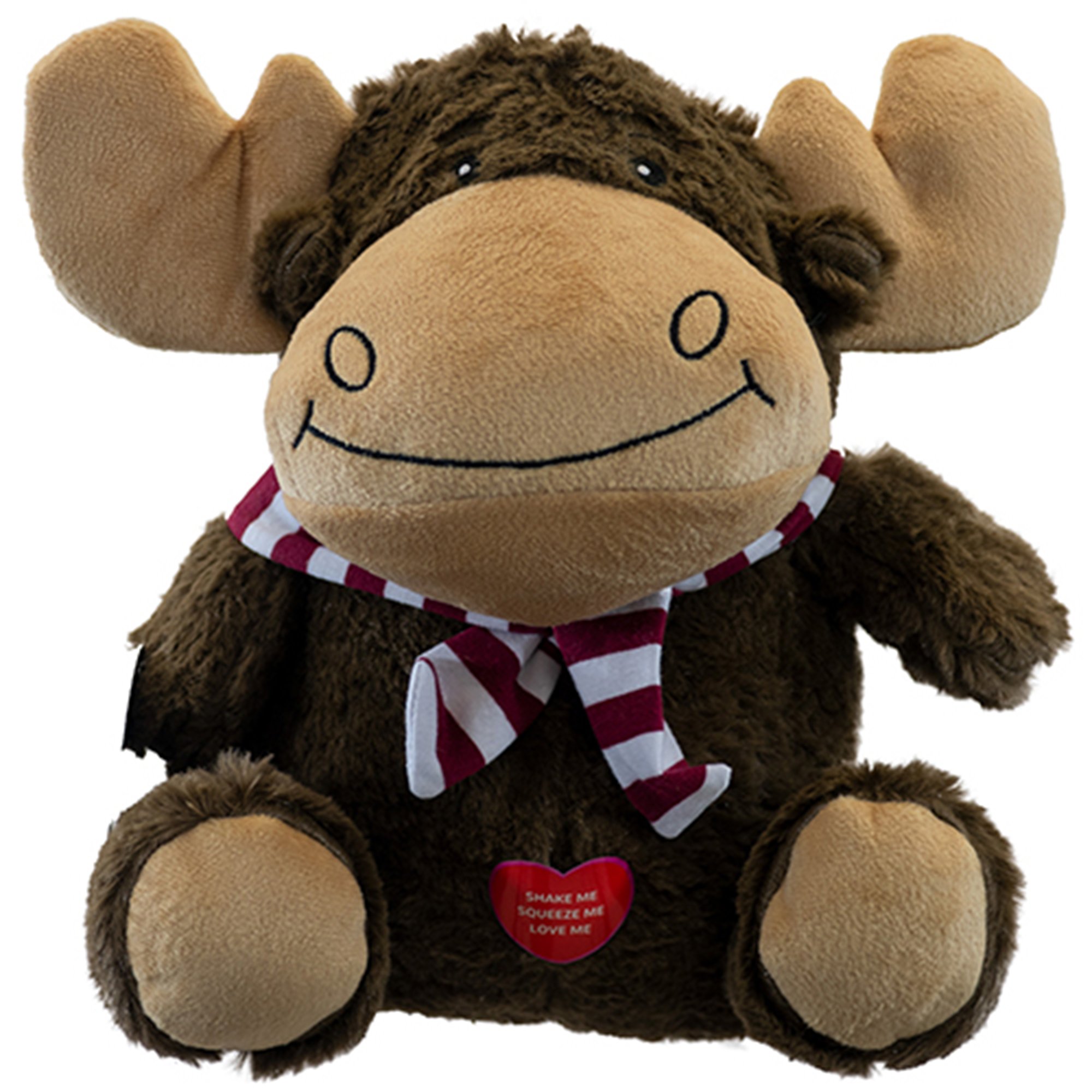 plush moose dog toy