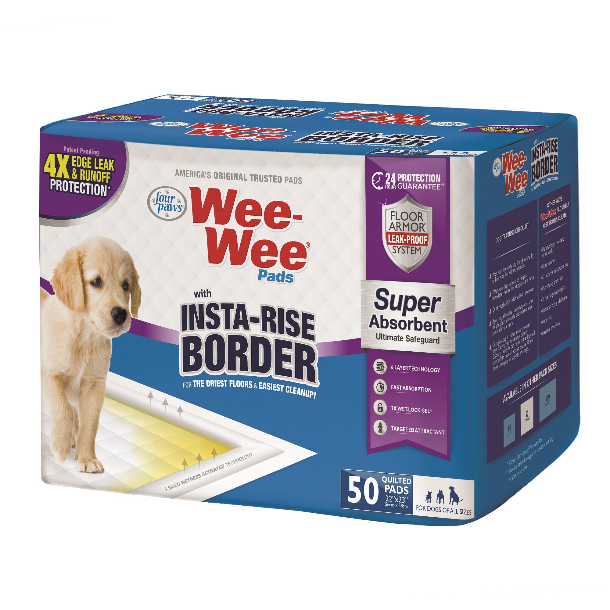 WeeWee XL Potty Pads, 75 Count Petco