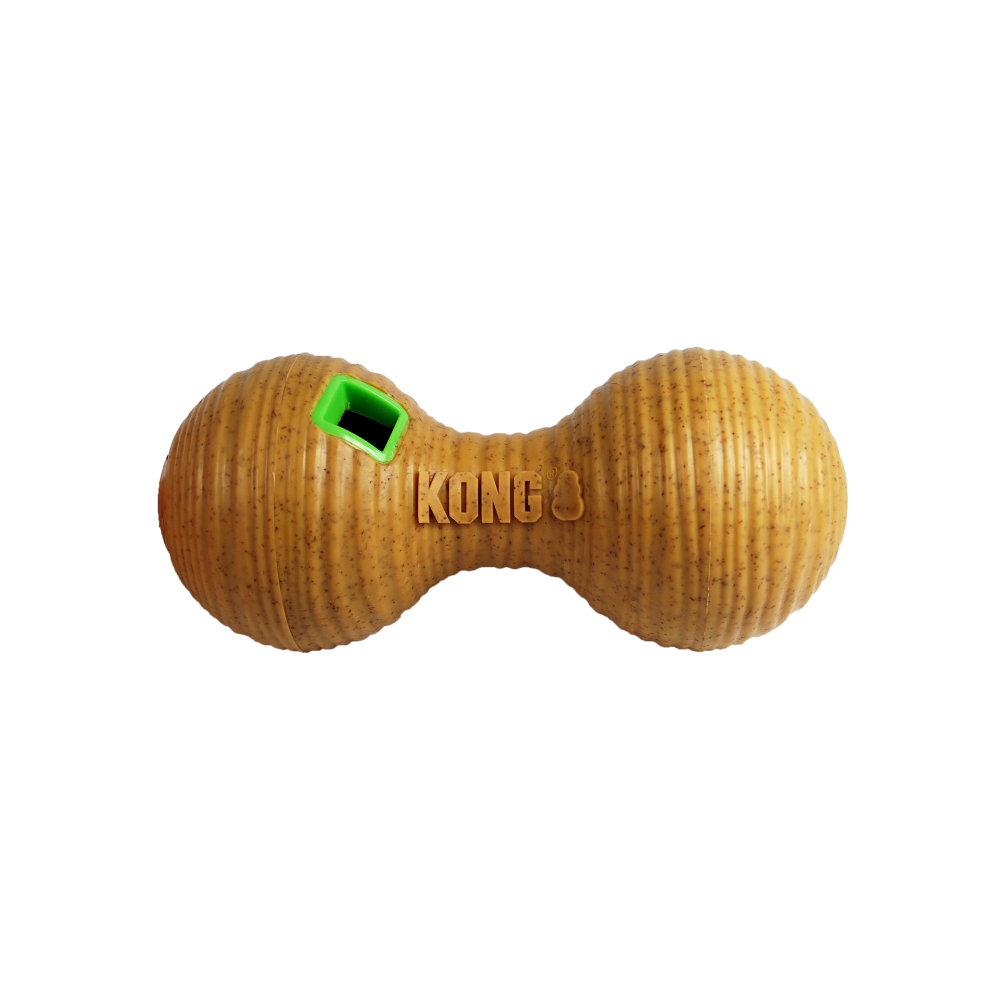 Kong Treat Dispenser Bamboo Feeder Dumbbell Dog Toy Medium Petco