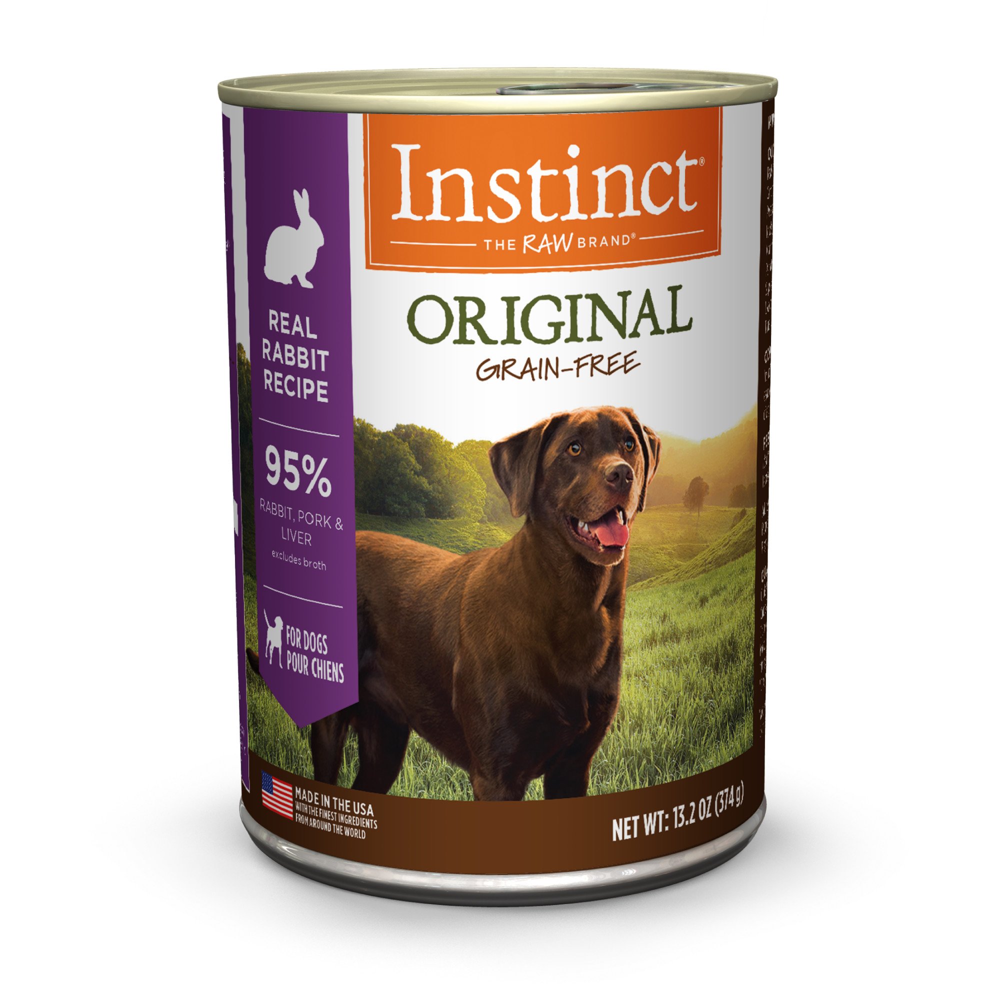 Instinct GrainFree Rabbit Canned Dog Food by Nature's