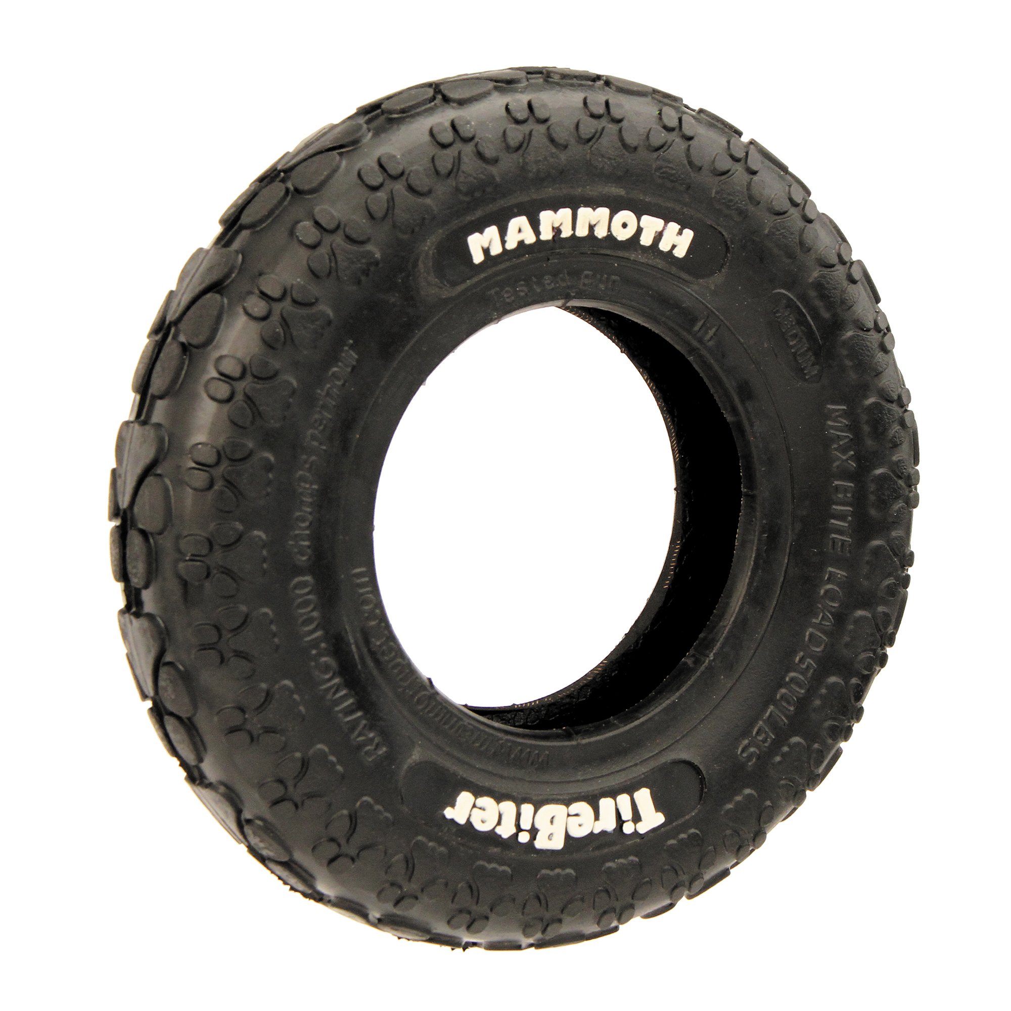 UPC 746772310083 product image for Mammoth TireBiter Dog Toy, Medium, Black | upcitemdb.com