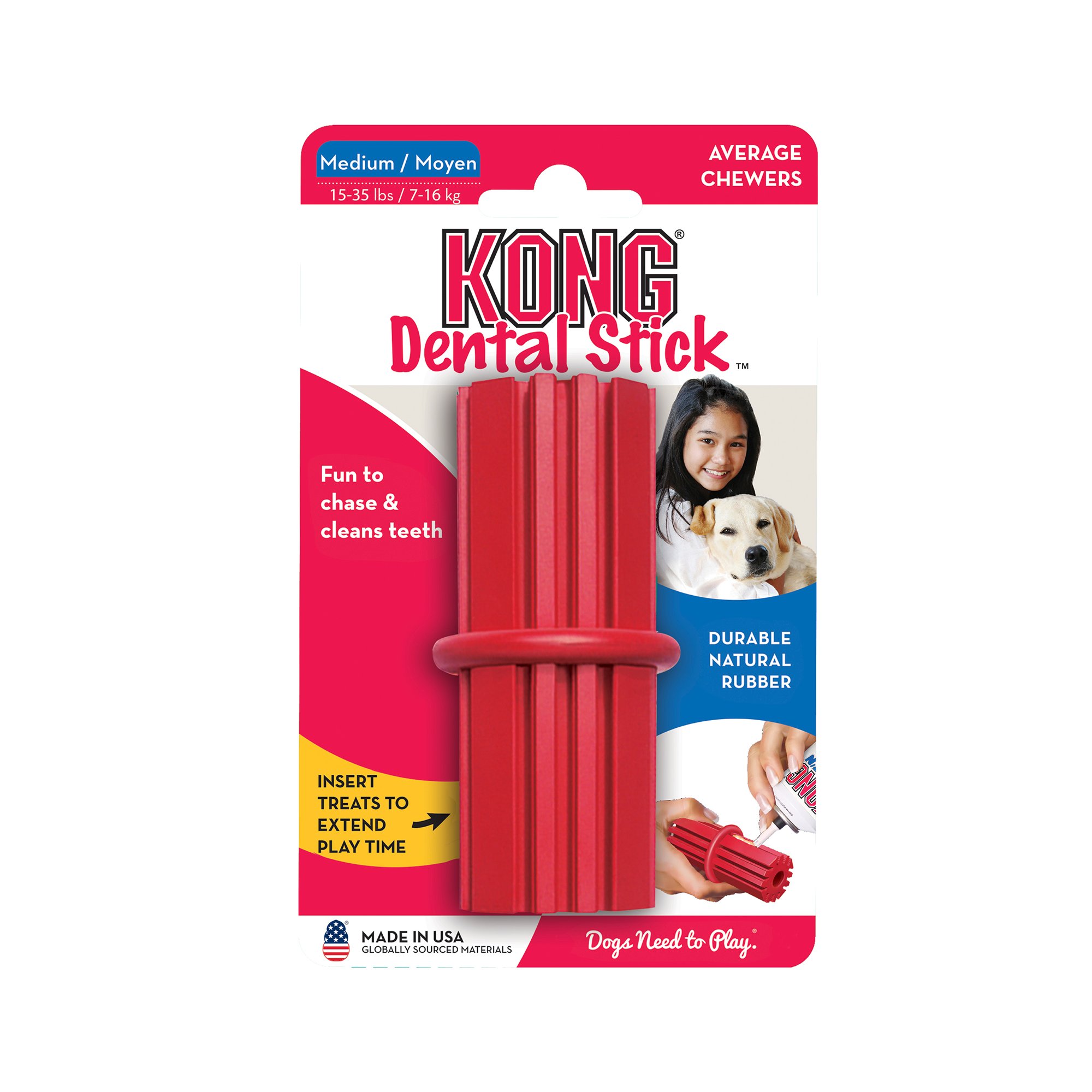 Kong Dental Stick Dog / Cat Toy (Set of 2)