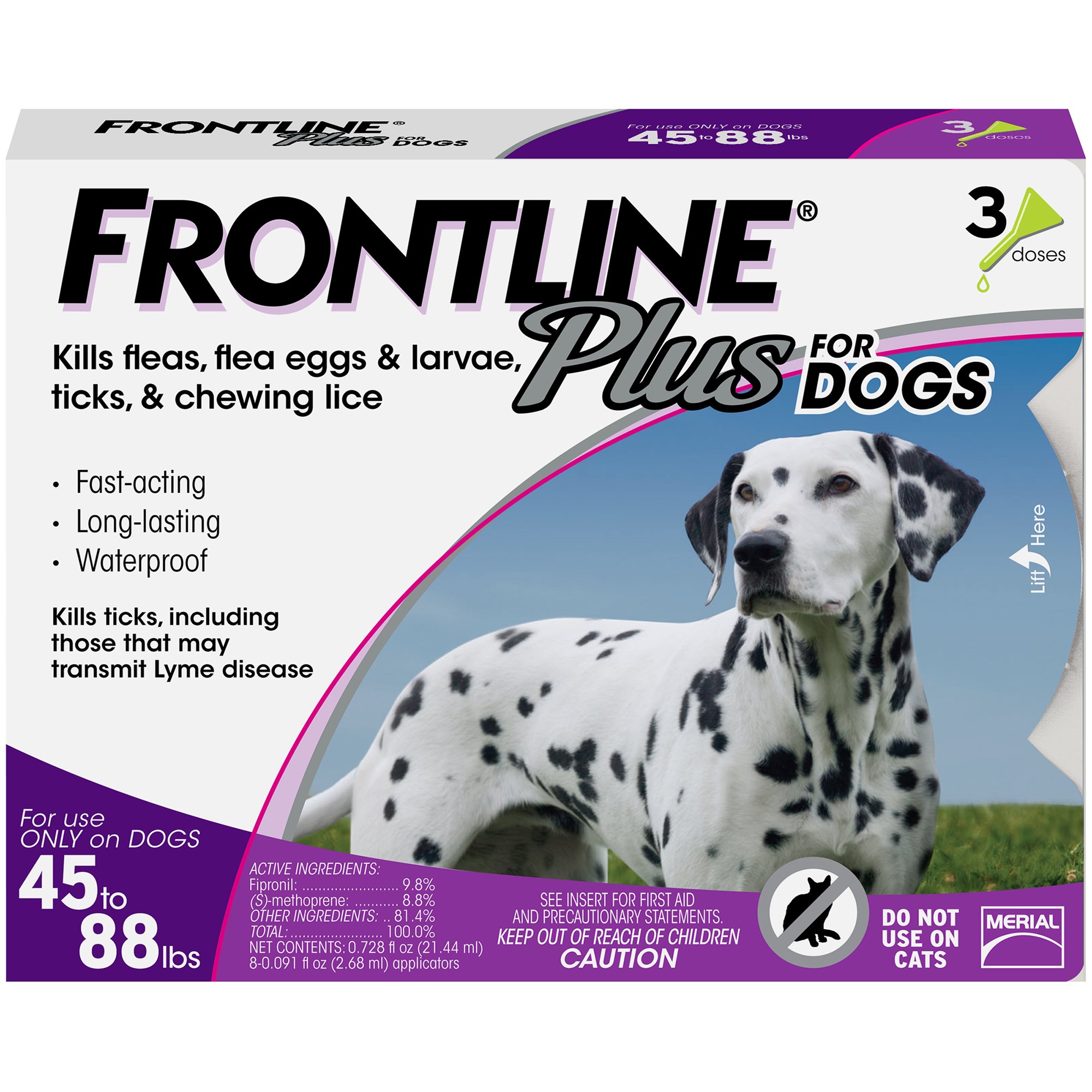 FRONTLINE Plus Flea \u0026 Tick Drops for 